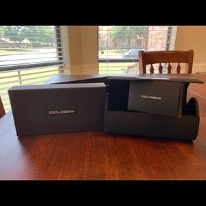 Dolce & Gabbana sunglasses case and box